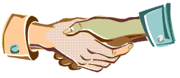 Shaking hands